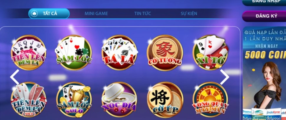 Các loại hình cá cược tại game bài đổi thưởng uy tín 